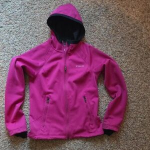 Columbia Kids Fuchsia Hooded Raincoat